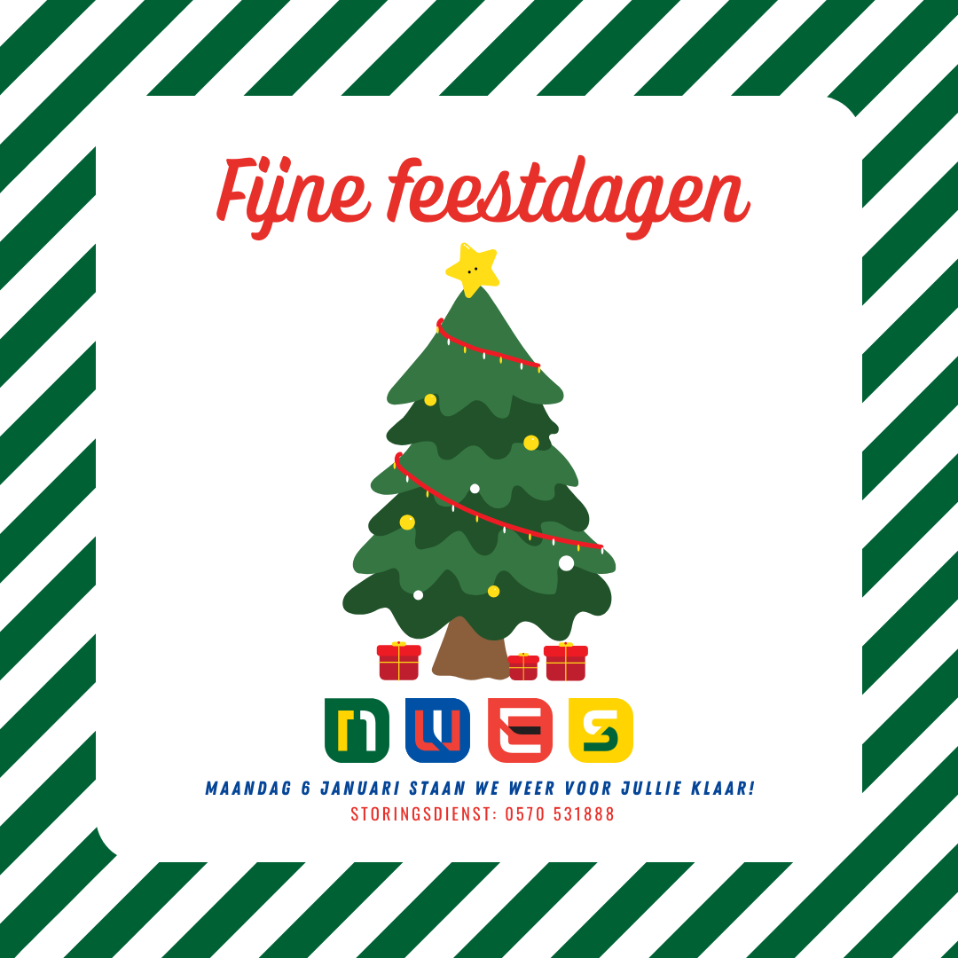 Fijne feestdagen!